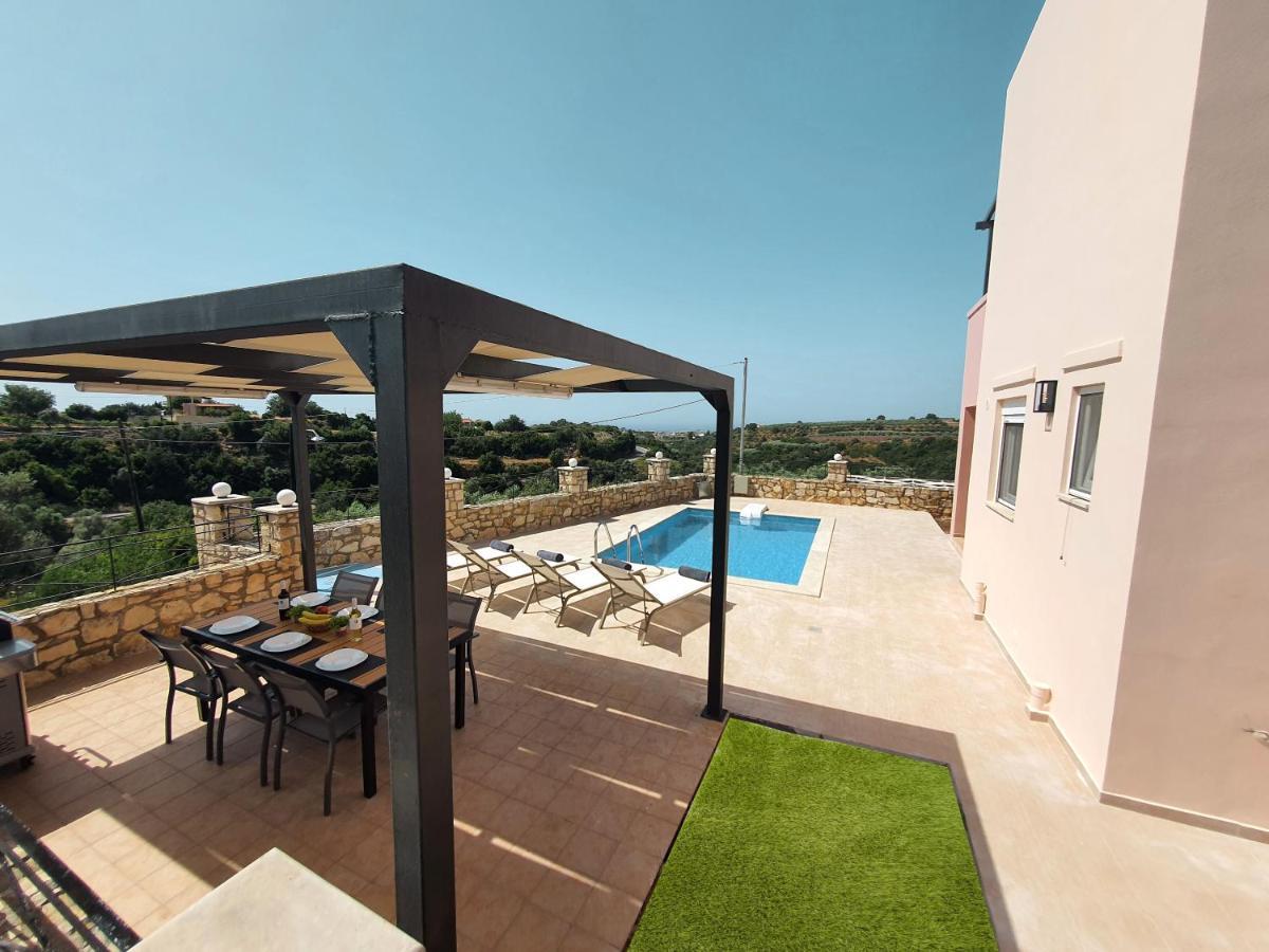 Natural View Villa With Private Pool Skouloufia Bagian luar foto