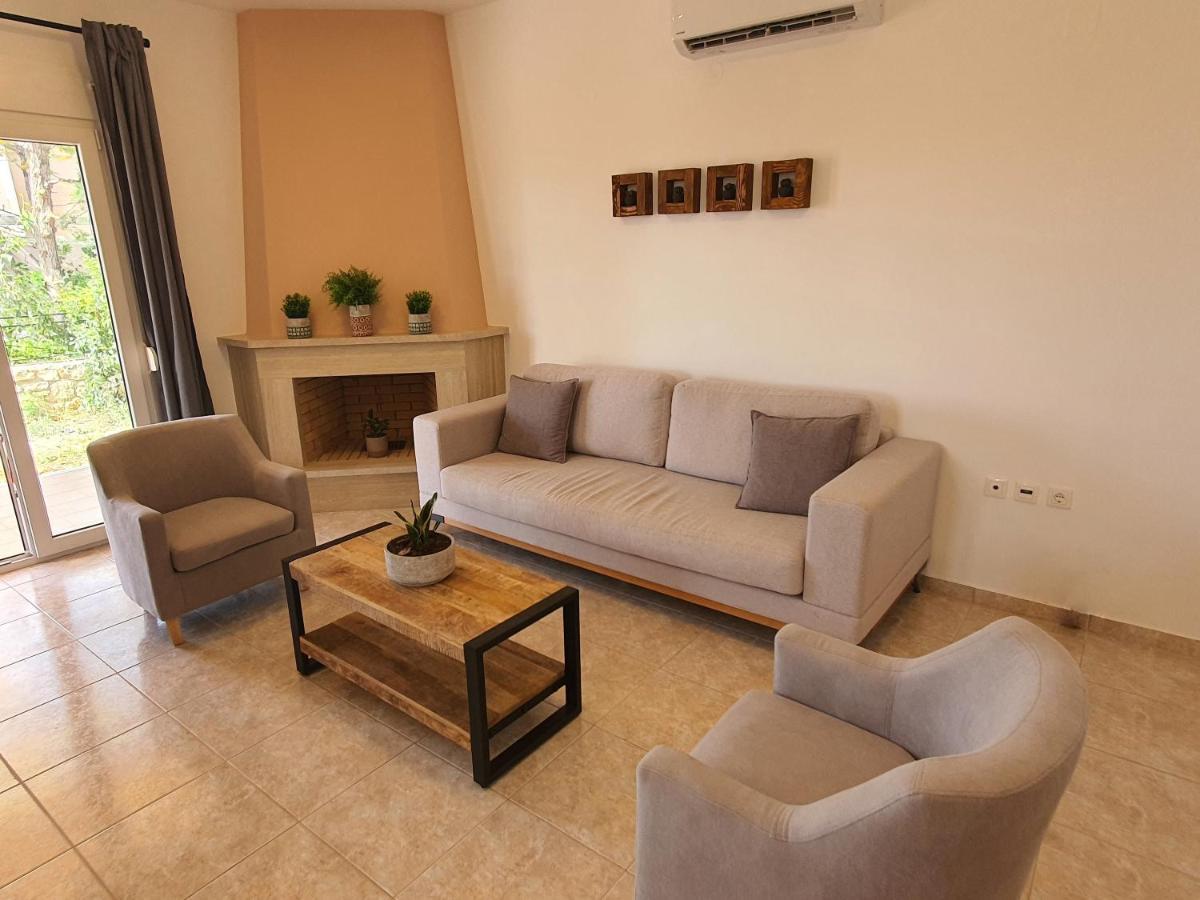 Natural View Villa With Private Pool Skouloufia Bagian luar foto