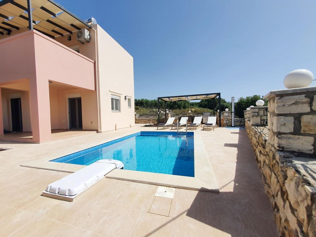 Natural View Villa With Private Pool Skouloufia Bagian luar foto