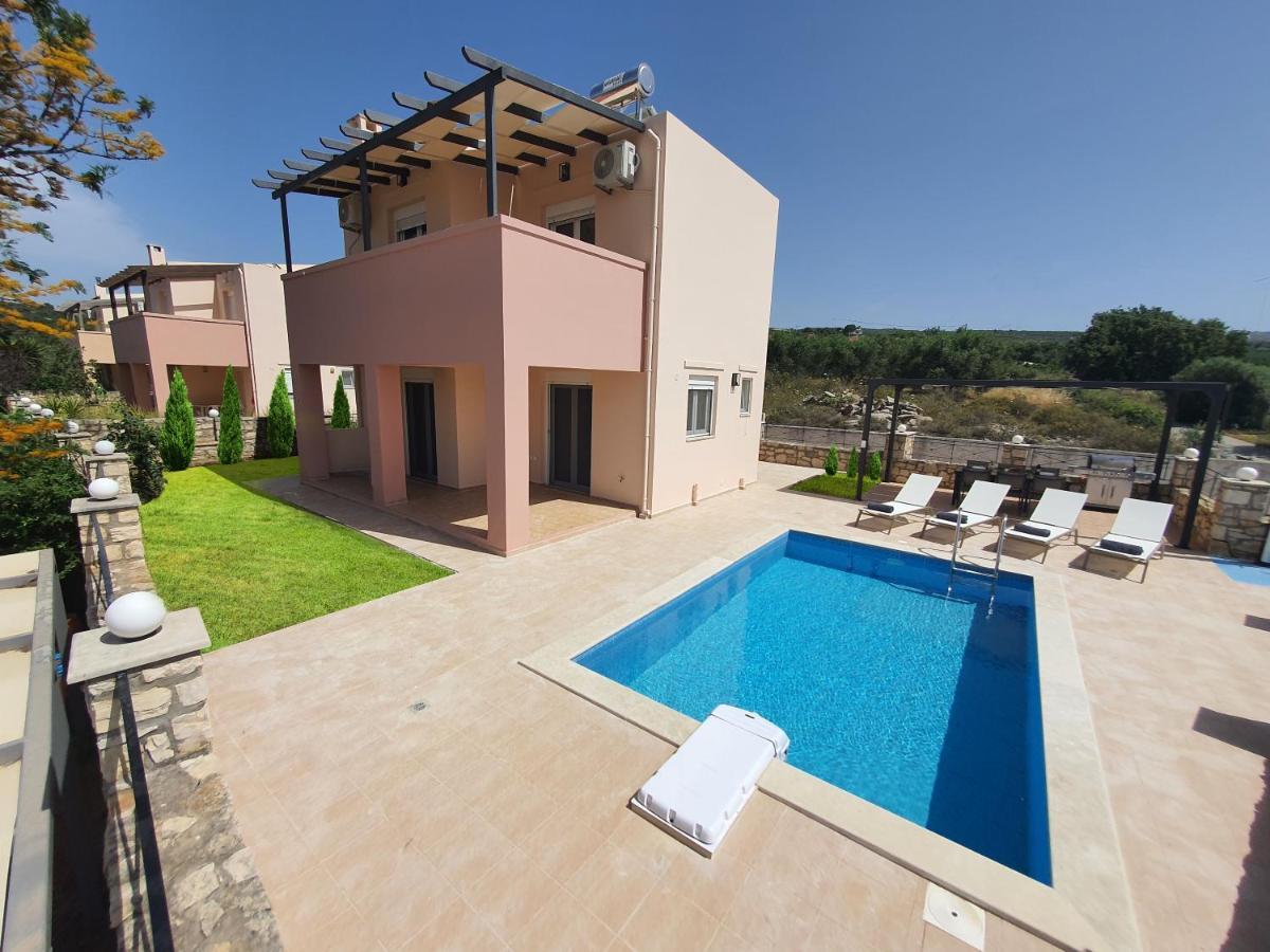 Natural View Villa With Private Pool Skouloufia Bagian luar foto