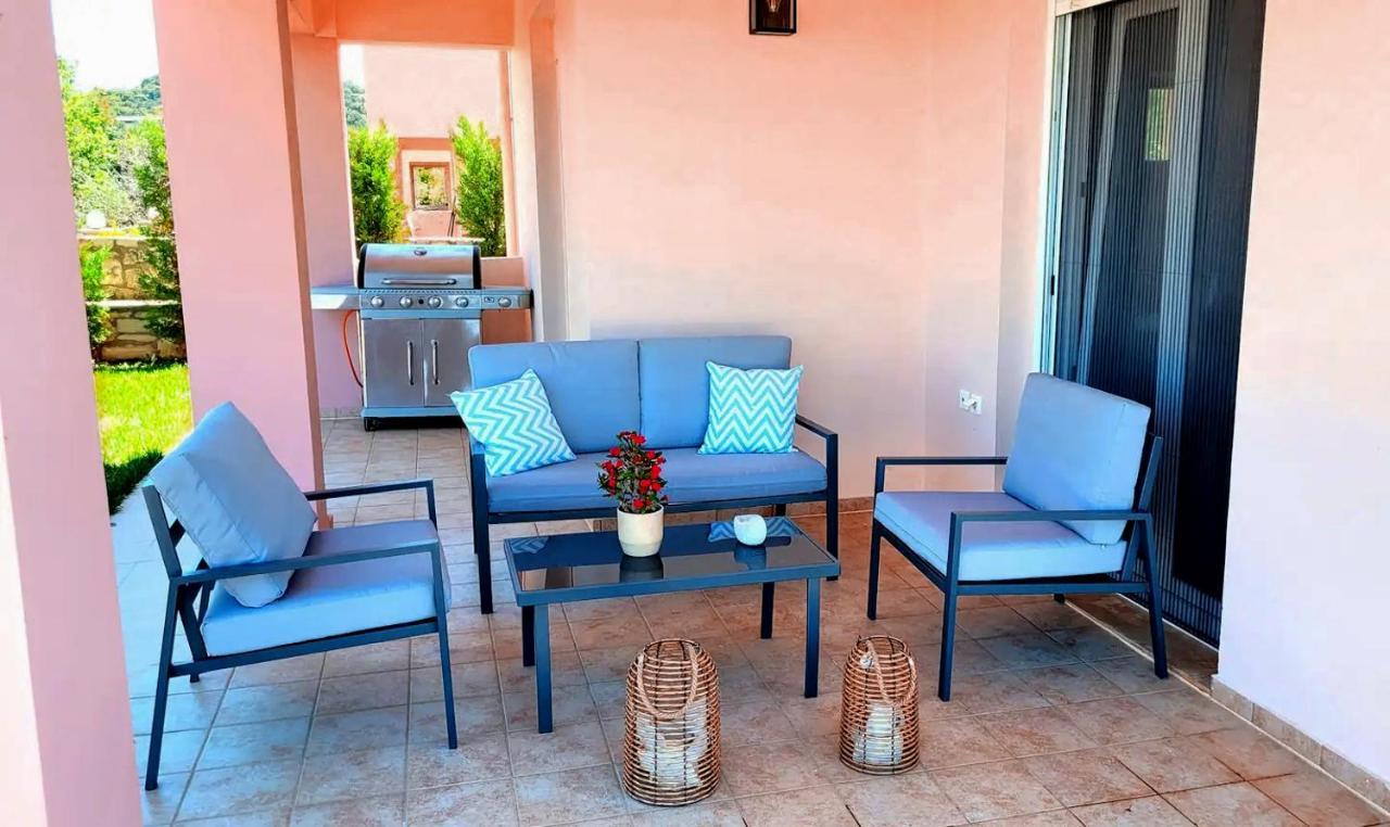 Natural View Villa With Private Pool Skouloufia Bagian luar foto