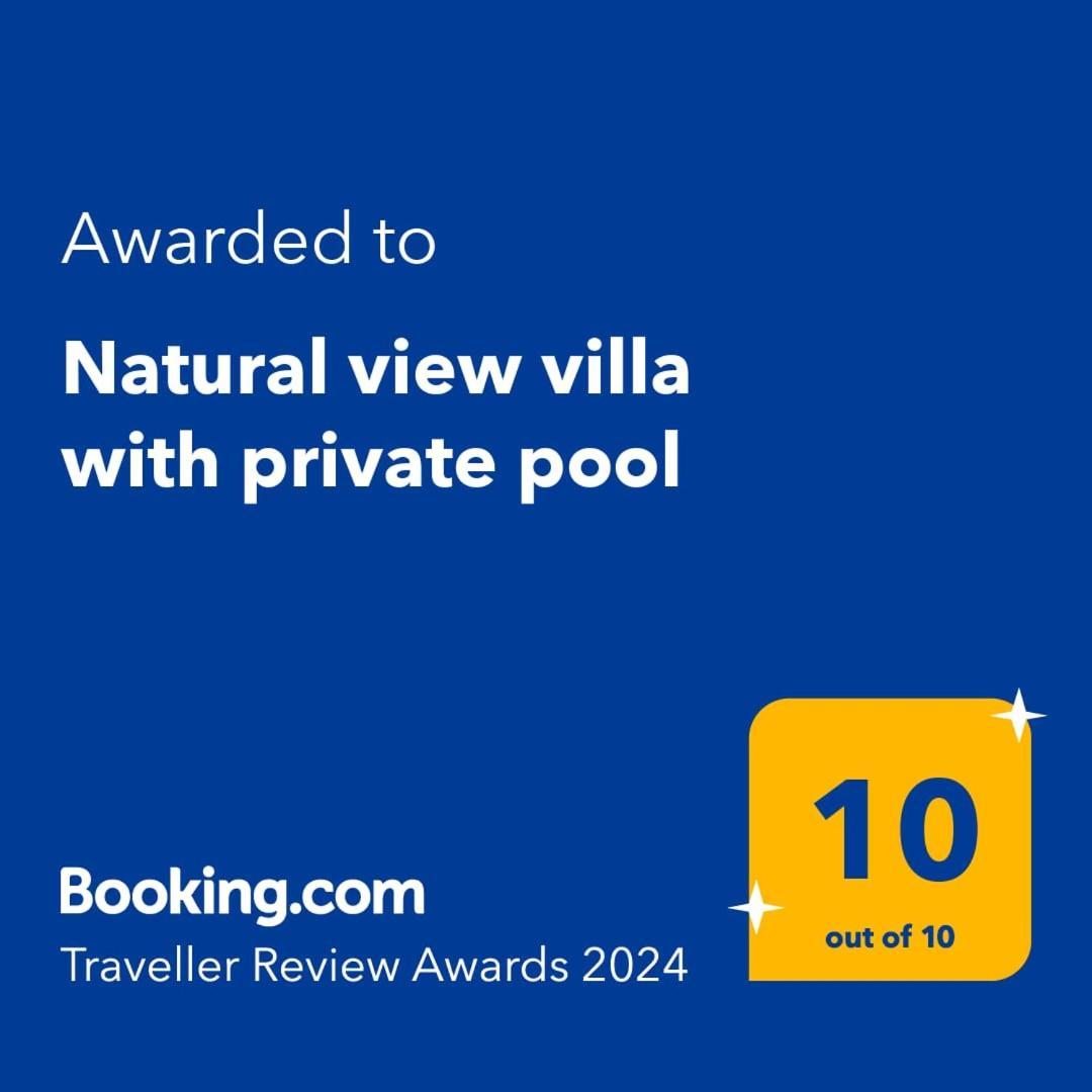 Natural View Villa With Private Pool Skouloufia Bagian luar foto